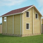 Проект дома 8.0х8.0 м 