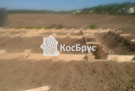 Строительство ленточного фундамента по проекту МО, Домодедовский р-н, д. Котляково, май 2017