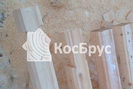 Строительство бани из бруса 6 на 6 с верандой